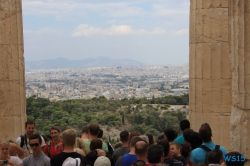 Akropolis Athen 13.07.17 - Türkei Griechenland Rhodos Kreta Zypern Israel AIDAdiva Mittelmeer