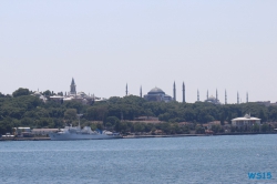 Istanbul 13.07.14 - Türkei Griechenland Rhodos Kreta Zypern Israel AIDAdiva Mittelmeer