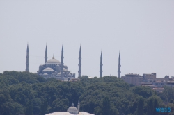Istanbul 13.07.14 - Türkei Griechenland Rhodos Kreta Zypern Israel AIDAdiva Mittelmeer