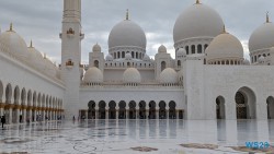 Sheikh Zayed Moschee Abu Dhabi 23.04.16 Von Arabien durch den Suezkanal zu Mittelmeerinseln AIDAcosma 038
