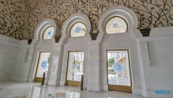 Sheikh Zayed Moschee Abu Dhabi 23.04.16 Von Arabien durch den Suezkanal zu Mittelmeerinseln AIDAcosma 068