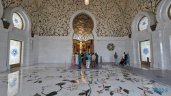 Sheikh Zayed Moschee Abu Dhabi 23.04.16 Von Arabien durch den Suezkanal zu Mittelmeerinseln AIDAcosma 071