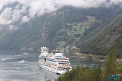 Geiranger 19.08.07 - Fjorde Berge Wasserfälle - Fantastische Natur in Norwegen AIDAbella