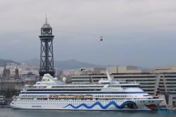 AIDAvita Barcelona 14.09.05 - Tunesien Italien Korsika Spanien AIDAblu Mittelmeer