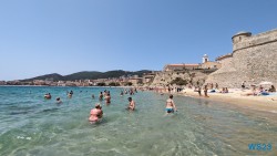 Stadtstrand Saint François Ajaccio 23.07.11 Neue Abenteuer auf eigene Faust im Mittelmeer AIDAstella 004