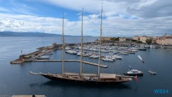 Ajaccio 24.09.18 Geburtstage und Krimis virtuell und live im Mittelmeer AIDAcosma 001