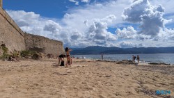 Plage Saint François Ajaccio 24.09.18 Geburtstage und Krimis virtuell und live im Mittelmeer AIDAcosma 008