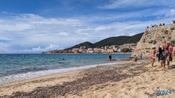 Plage Saint François Ajaccio 24.09.18 Geburtstage und Krimis virtuell und live im Mittelmeer AIDAcosma 010