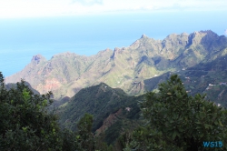 Anaga-Gebirge Santa Cruz de Tenerife Teneriffa 15.10.30 - Zwei Runden um die Kanarischen Inseln AIDAsol Kanaren