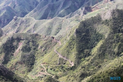 Anaga-Gebirge Santa Cruz de Tenerife Teneriffa 15.10.30 - Zwei Runden um die Kanarischen Inseln AIDAsol Kanaren