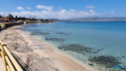 Fanari Strand Argostoli 22.04.09 - Tolle neue Ziele im Mittelmeer während Corona AIDAblu