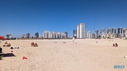 Yud Alef Strand Aschdod 23.04.27 Von Arabien durch den Suezkanal zu Mittelmeerinseln AIDAcosma 007