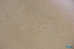 Salzkrusten Atlantik 18.10.09 - Big Apple, weißer Strand am türkisen Meer, riesiger Sumpf AIDAluna