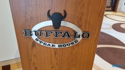 Buffalo Steak House Atlantik 22.10.28 Wundervolle Straende tuerkises Meer und Regenzeit in der Karibik AIDAperla 019