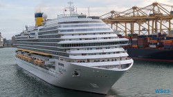 Costa Diadema Barcelona 23.05.05 Von Arabien durch den Suezkanal zu Mittelmeerinseln AIDAcosma 057