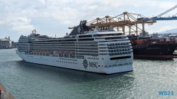 MSC Poesia Barcelona 23.05.05 Von Arabien durch den Suezkanal zu Mittelmeerinseln AIDAcosma 056