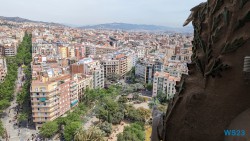 Sagrada Família Barcelona 23.05.05 Von Arabien durch den Suezkanal zu Mittelmeerinseln AIDAcosma 033