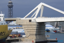 Barcelona 14.09.05 - Tunesien Italien Korsika Spanien AIDAblu Mittelmeer