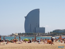 W Barcelona Hotel Barcelona 19.07.12 - Das größte AIDA-Schiff im Mittelmeer entdecken AIDAnova