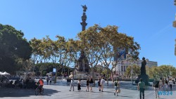 Monument a Colom Barcelona 24.09.13 Geburtstage und Krimis virtuell und live im Mittelmeer AIDAcosma 014