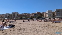 Playa de la Barceloneta Barcelona 24.09.13 Geburtstage und Krimis virtuell und live im Mittelmeer AIDAcosma 004