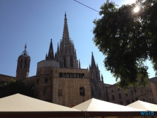 La Catedral de la Santa Creu Barcelona 13.10.16 - Tunesien Sizilien Italien Korsika Spanien AIDAblu Mittelmeer