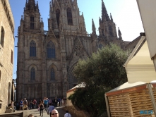 La Catedral de la Santa Creu Barcelona 13.10.16 - Tunesien Sizilien Italien Korsika Spanien AIDAblu Mittelmeer