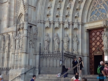 La Catedral de la Santa Creu Barcelona 13.10.16 - Tunesien Sizilien Italien Korsika Spanien AIDAblu Mittelmeer