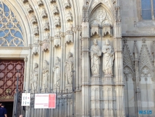 La Catedral de la Santa Creu Barcelona 13.10.16 - Tunesien Sizilien Italien Korsika Spanien AIDAblu Mittelmeer