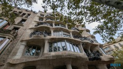 Casa Milà Barcelona 24.09.20 Geburtstage und Krimis virtuell und live im Mittelmeer AIDAcosma 013