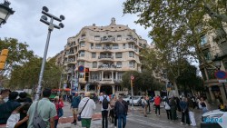 Casa Milà Barcelona 24.09.20 Geburtstage und Krimis virtuell und live im Mittelmeer AIDAcosma 015
