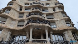 Casa Milà Barcelona 24.09.20 Geburtstage und Krimis virtuell und live im Mittelmeer AIDAcosma 016