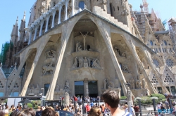 Sagrada Família Barcelona 14.08.26 - Tunesien Italien Korsika Spanien AIDAblu Mittelmeer