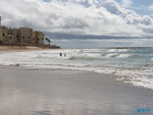 Playa Santa María Del Mar Cádiz 19.10.14 - Von Kiel um Westeuropa nach Malle AIDAbella