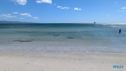 Poetto Strand Cagliari 24.09.09 Geburtstage und Krimis virtuell und live im Mittelmeer AIDAcosma 006