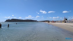 Poetto Strand Cagliari 24.09.09 Geburtstage und Krimis virtuell und live im Mittelmeer AIDAcosma 008