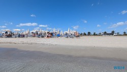 Poetto Strand Cagliari 24.09.09 Geburtstage und Krimis virtuell und live im Mittelmeer AIDAcosma 010
