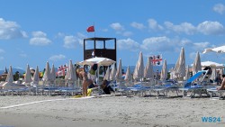Poetto Strand Cagliari 24.09.09 Geburtstage und Krimis virtuell und live im Mittelmeer AIDAcosma 011