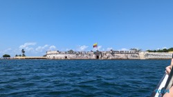 Fuerte de San Fernando de Bocachica Isla de Tierra Bomba Cartagena 24.02.22 Traumhafte Strände und Wale in Mittelamerika und Karibik AIDAluna 016
