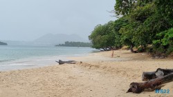 Vigie Beach Castries 22.11.06 Wundervolle Straende tuerkises Meer und Regenzeit in der Karibik AIDAperla 011