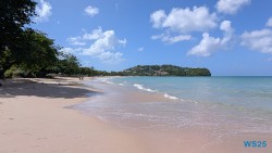 Vigie Beach Castries 25.12.13 Baden und Schnorcheln im kristallklaren Meer AIDAperla 004