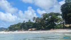 Vigie Beach Castries 24.11.30 Zu Fuß mit Taxi Fähre Boot Bus zu karibischen Stränden AIDAperla 010