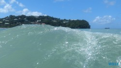 Vigie Beach Castries 24.11.30 Zu Fuß mit Taxi Fähre Boot Bus zu karibischen Stränden AIDAperla 011