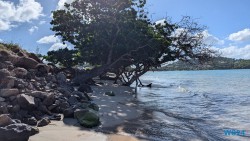 Vigie Beach Castries 24.11.30 Zu Fuß mit Taxi Fähre Boot Bus zu karibischen Stränden AIDAperla 019