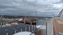 Civitavecchia 24.09.17 Geburtstage und Krimis virtuell und live im Mittelmeer AIDAcosma 007