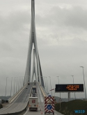 Pont de Normandie Le Havre 19.10.08 - Von Kiel um Westeuropa nach Malle AIDAbella