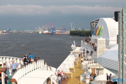 Von der Hafencity die Elbe hinunter Hamburg 15.08.08 - Norwegen Fjorde England Frankreich Spanien Portugal Marokko Kanaren AIDAsol Nordeuropa Westeuropa