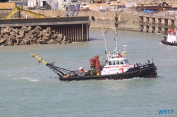 Dover 17.04.18 - Unsere Jubiläumsfahrt von Gran Canaria nach Hamburg AIDAsol Westeuropa