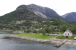 Eidfjord 15.08.15 - Norwegen Fjorde England Frankreich Spanien Portugal Marokko Kanaren AIDAsol Nordeuropa Westeuropa