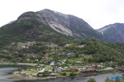 Eidfjord 15.08.15 - Norwegen Fjorde England Frankreich Spanien Portugal Marokko Kanaren AIDAsol Nordeuropa Westeuropa